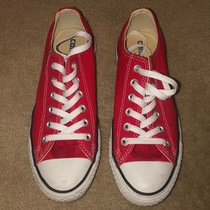 Barely worn red converse